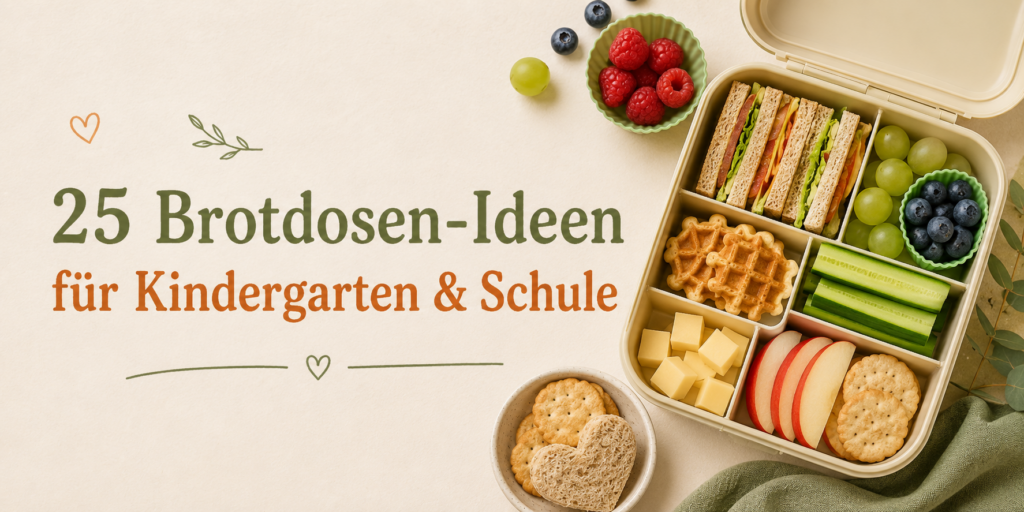 25 Brotdosen-Ideen für Kindergarten und Schule