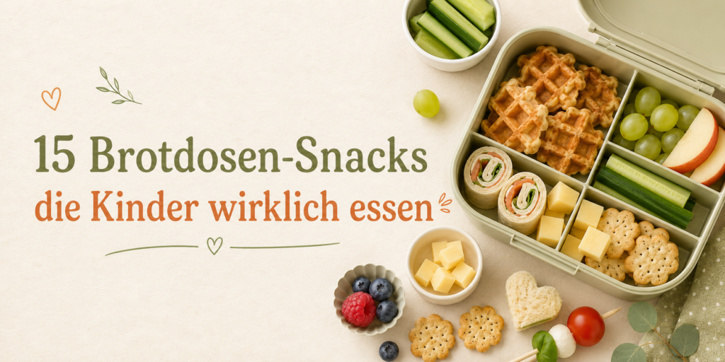 25 Snacks die Kinder wirklich essen